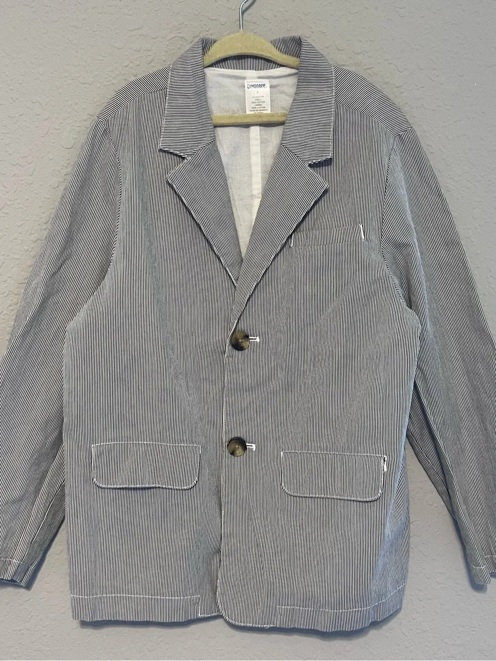 Classic Gymboree Pinstripe Two-Button Blazer